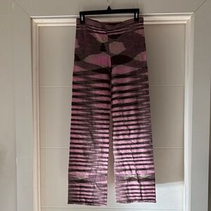Missoni Pink and Brown Striped Knitwear pants